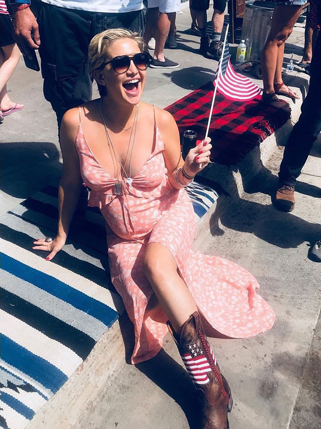 Kate Hudson, Fourth of July 2018